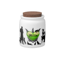 Kitty Treth Jar o Almacenamiento para gatos pequeñ