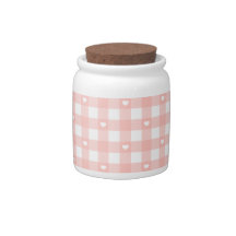 Pouf de cuadros de naranja melocotón