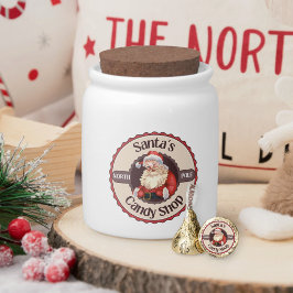 Jarra Para Caramelo Santa's Candy Shop Vintage Style