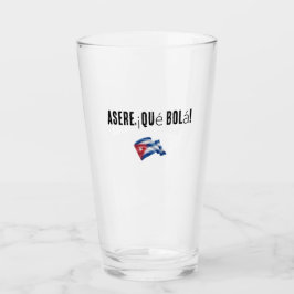 jarra / vaso con frase cubana