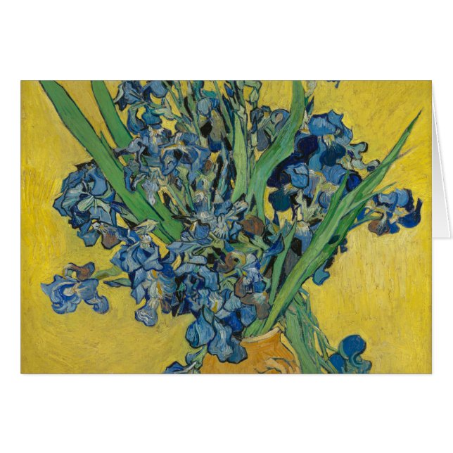 Jarrón de Van Gogh con Iris Clasicismo Impresionis (Anverso (Horizontal))