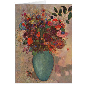 Jarrón turco de Odilon Redon, Arte de flores vinta