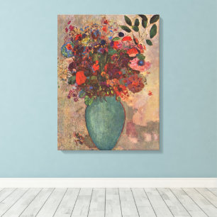 Jarrón turco de Odilon Redon, Arte de flores vinta
