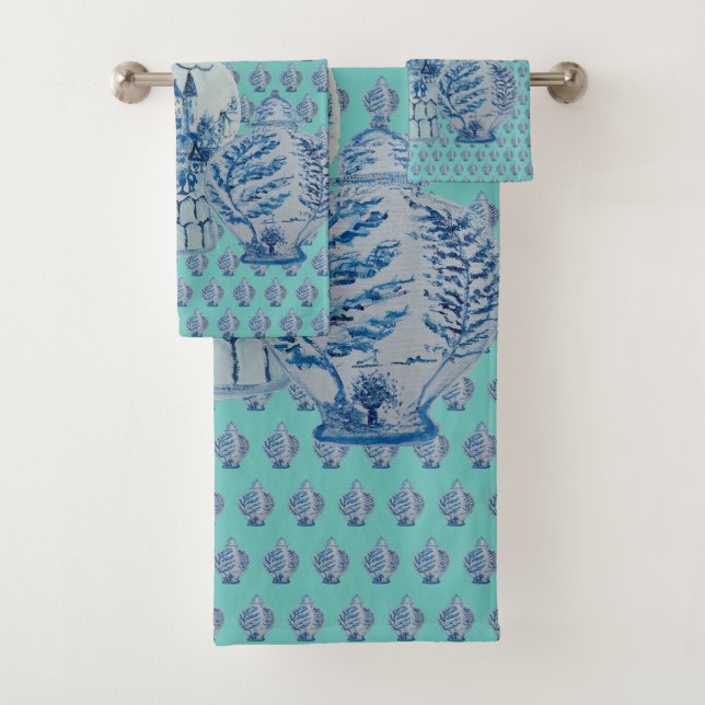 Jars de jengibre azul y blanco de Robin (In situ)