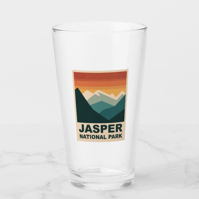 Jasper National Park Minimalist Outdoor Design (Anverso)