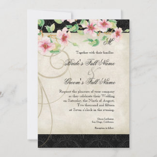 Jaula de pájaro pavo real - Invitación a la boda