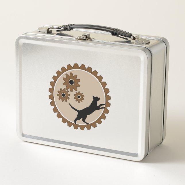 jaula propulsada por perros con ruedas (Anverso)