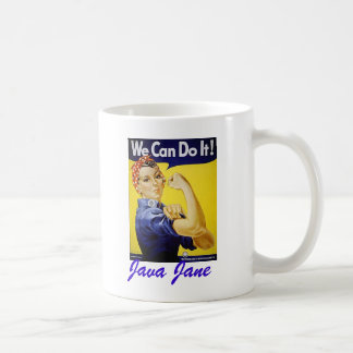 Java Jane "podemos hacerla!" Taza