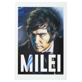 Javier Milei Presidente Argentina 2023 Arte Metali