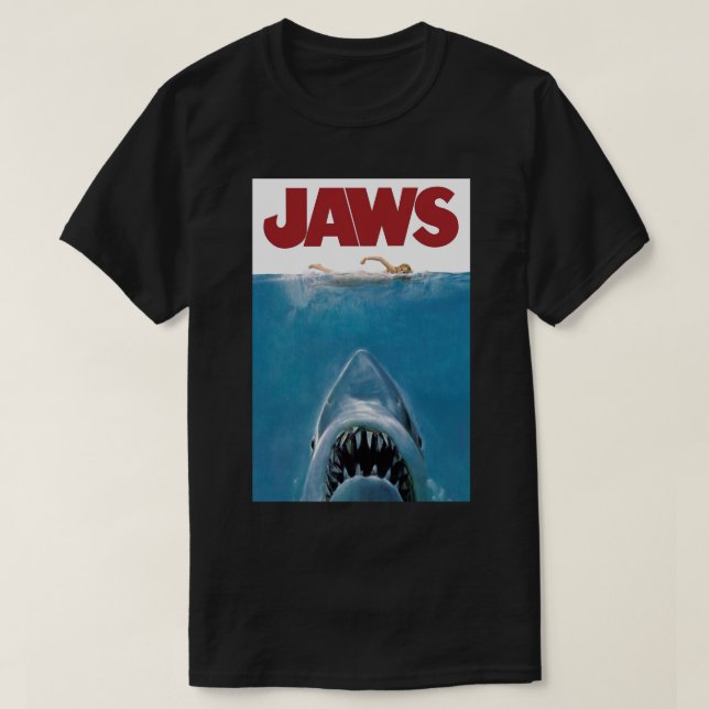 Jaws Fan hizo camisetas clásicas (Diseño del anverso)
