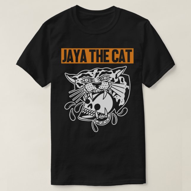 Jaya La Camiseta Clásica Del Gato (Diseño del anverso)