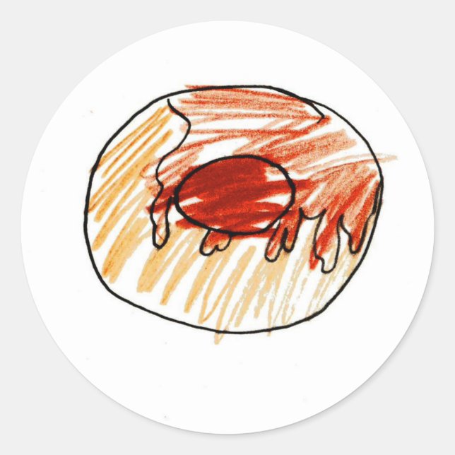 Jaydi: Pegatina redondeado (Anverso)