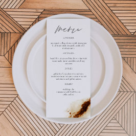 JAYLA Boho Terracotta Quemado Naranja Rust Menu