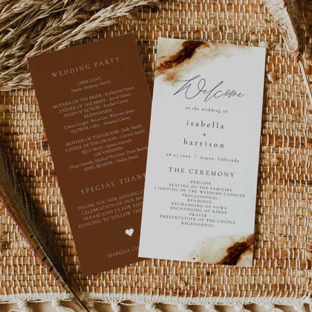 JAYLA | Programa Boho Terracotta Rust Wedding (Subido por el creador)