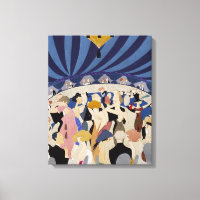 Jazz Age Art Deco Las parejas bailando bailan arte