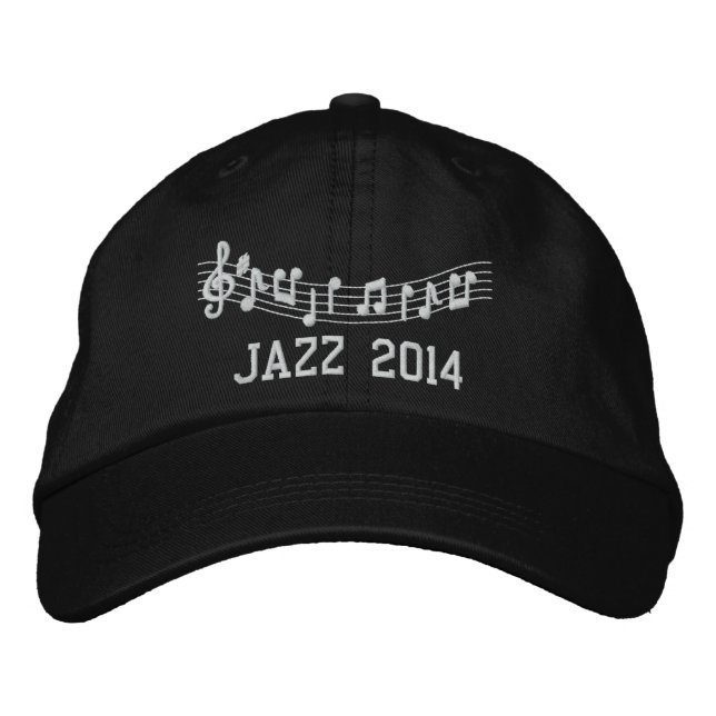 Jazz Band 2014 Gorra de música bordada (Anverso)