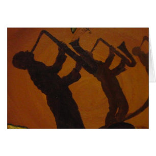 Jazz del arte de Brown Saxiphone