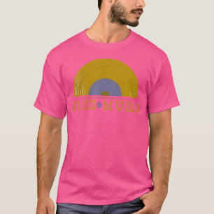 Jazz Es Música Internacional Camiseta Etiqueta Jaz