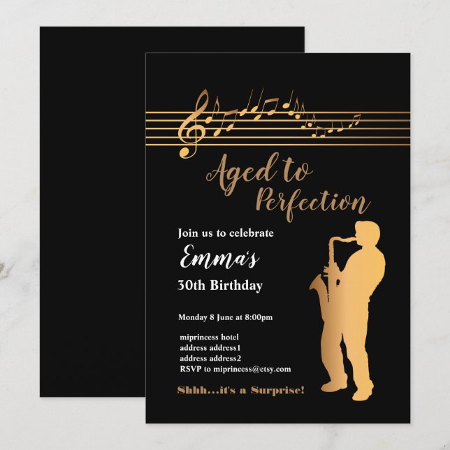 Jazz, invitación a la fiesta musical, adulto a la  (Anverso / Reverso)