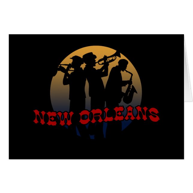 Jazz retro de New Orleans (Anverso (Horizontal))