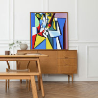 Jazz Saxophonist | Arte cubista de Kubilay An
