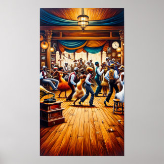 Jazz y Blues en movimiento: arte afroamericano