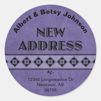 Jazzy New Address Pegatinas