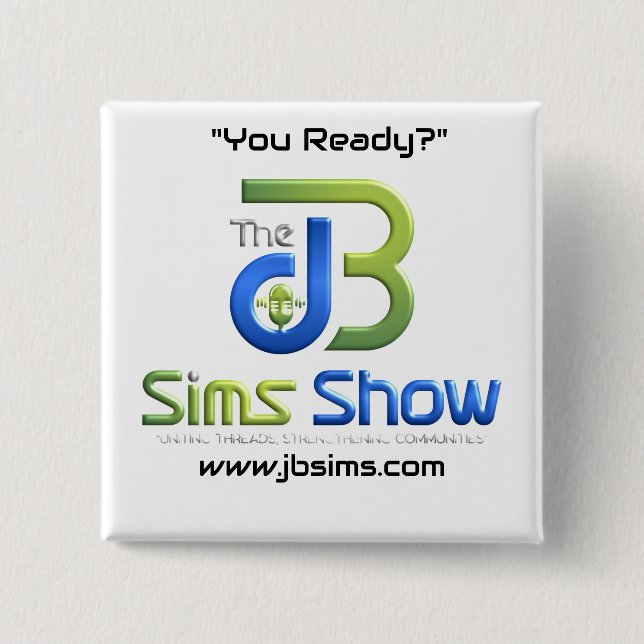 "JB Sims Mostrar botón de Unity Square - Pi Colect (Anverso)