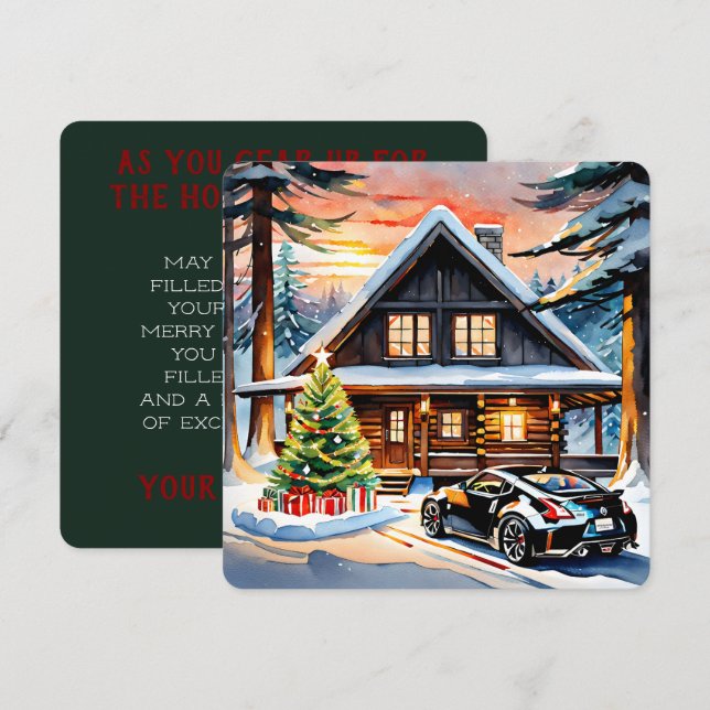 JDM Joyride: Un Feliz Saludo de Navidad (Anverso / Reverso)