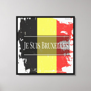 Je Suis Bruxelles We Are Brussels Impresión en Lie