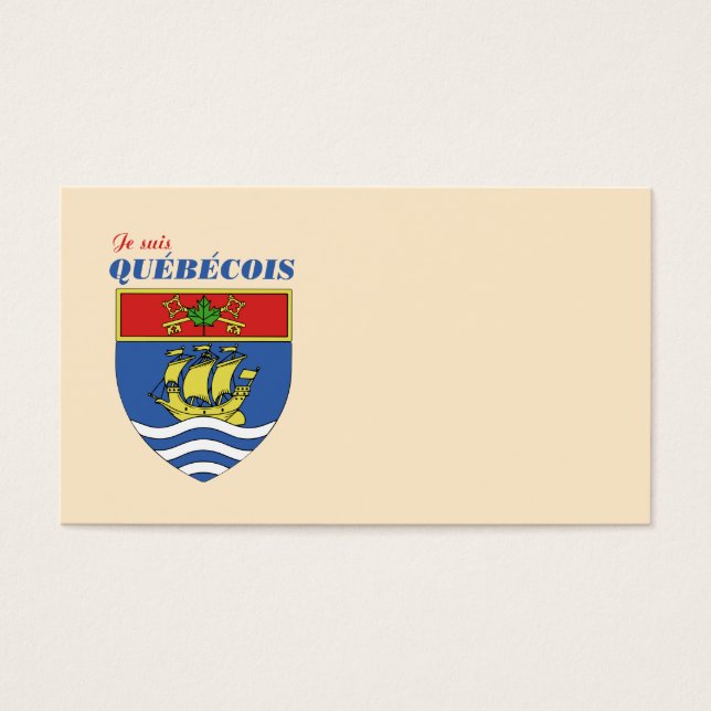 Je suis Quebecois (Frente)