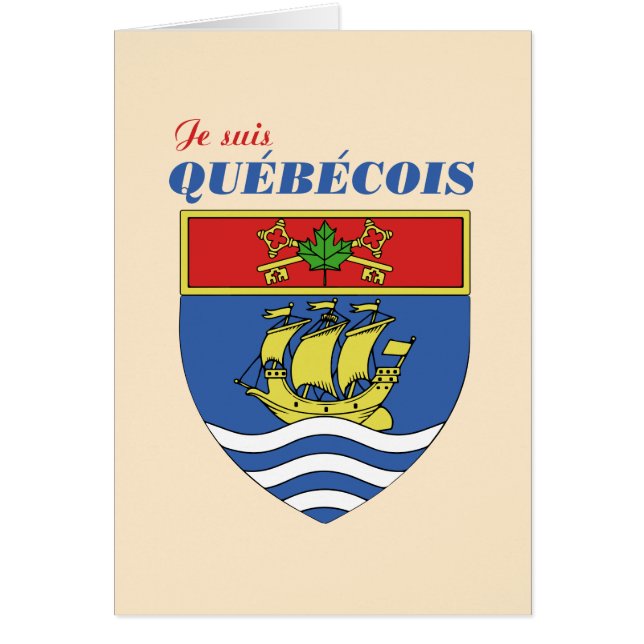 Je suis Quebecois (Frente)