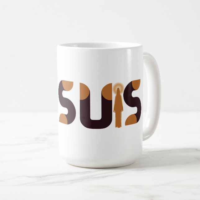 Je Suis, taza de café de Jesús (Anverso derecho)