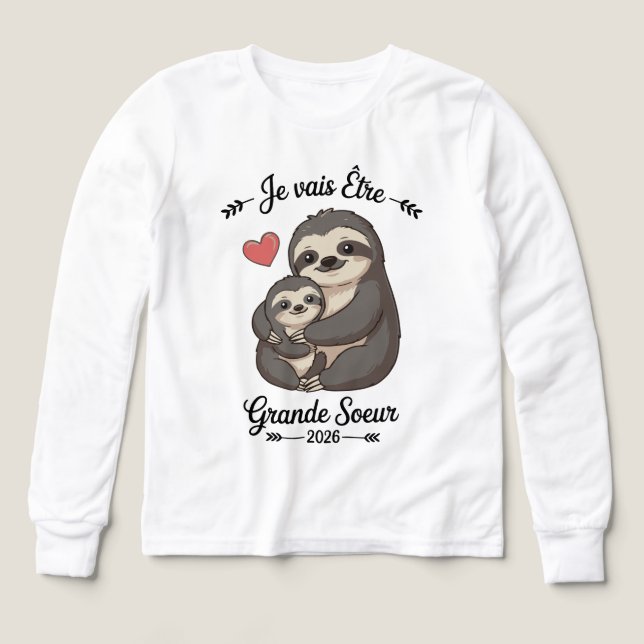 Je Vais être Grande Soeur 2026 (Diseño frontal)