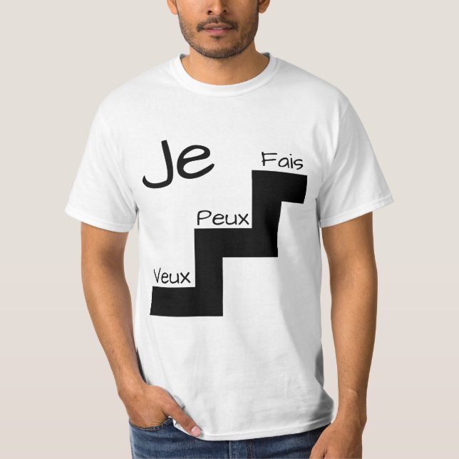 "JE VEUX, PEUX, motivación de la camiseta de FAIS" (Anverso)