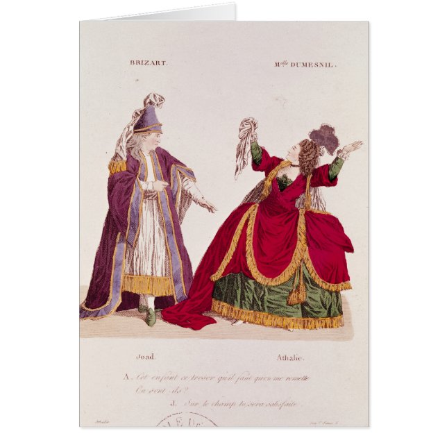 Jean-Baptiste Brizard en el papel de Joad (Frente)