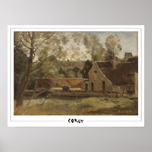 Jean-Baptiste-Camille Corot Poster de Arte #129 (Frente)