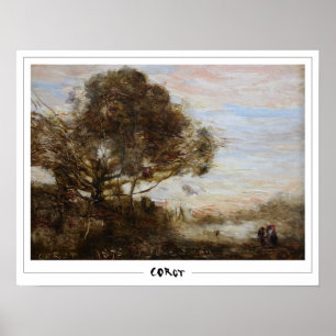 Jean-Baptiste-Camille Corot Poster de Arte #170
