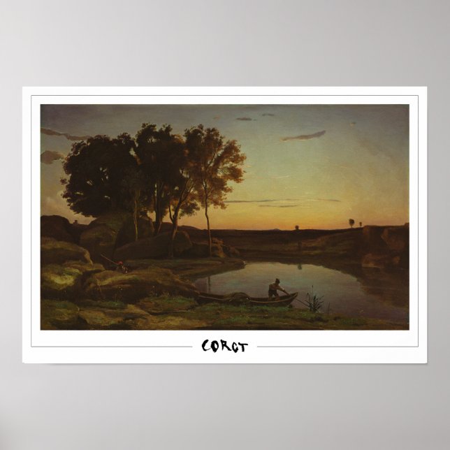 Jean-Baptiste-Camille Corot Poster de arte #35-2 (Frente)