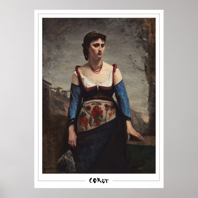 Jean-Baptiste-Camille Corot Poster de Arte #406 (Frente)