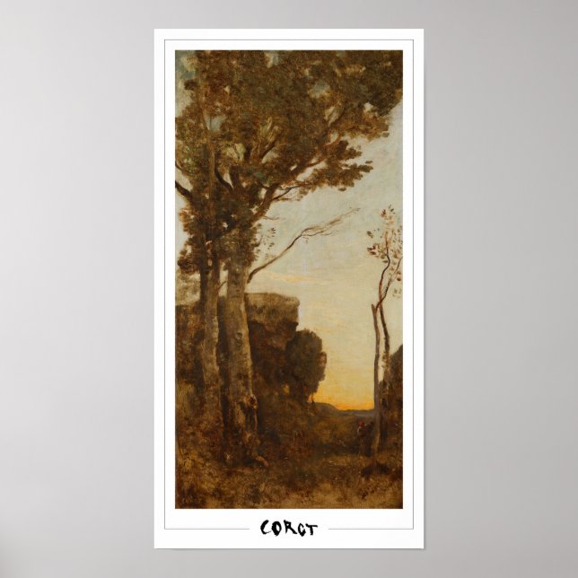 Jean-Baptiste-Camille Corot Poster de Arte #481 (Frente)