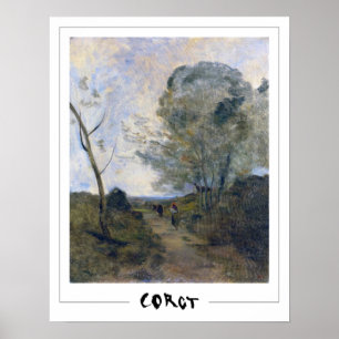 Jean-Baptiste-Camille Corot Zedign cartel de arte