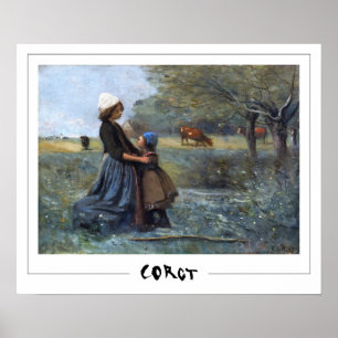 Jean-Baptiste-Camille Corot Zedign cartel de arte
