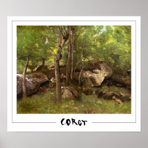 Jean-Baptiste-Camille Corot Zedign cartel de arte