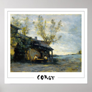 Jean-Baptiste-Camille Corot Zedign cartel de arte 