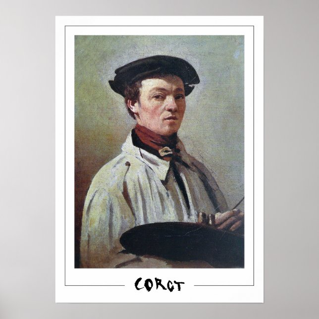 Jean-Baptiste-Camille Corot Zedign Poster de Arte  (Frente)