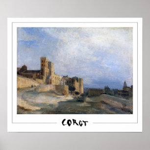 Jean-Baptiste-Camille Corot Zedign Poster de Arte 