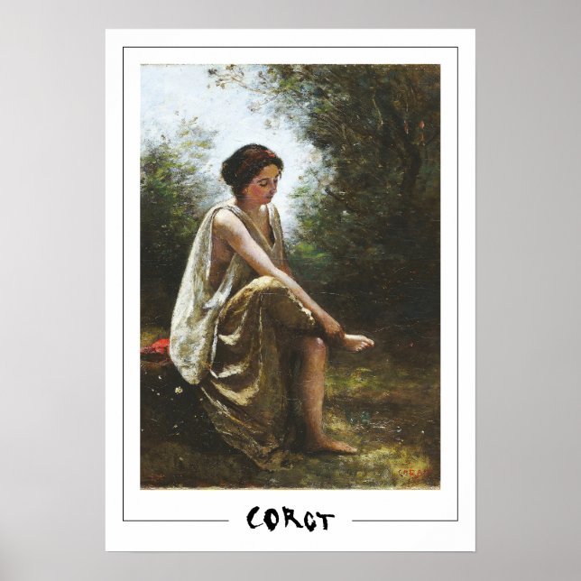 Jean-Baptiste-Camille Corot Zedign Poster de Arte  (Frente)