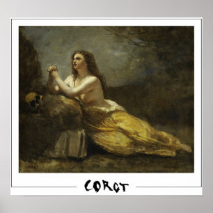Jean-Baptiste-Camille Corot Zedign Poster de arte 