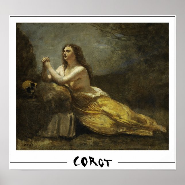 Jean-Baptiste-Camille Corot Zedign Poster de arte  (Frente)